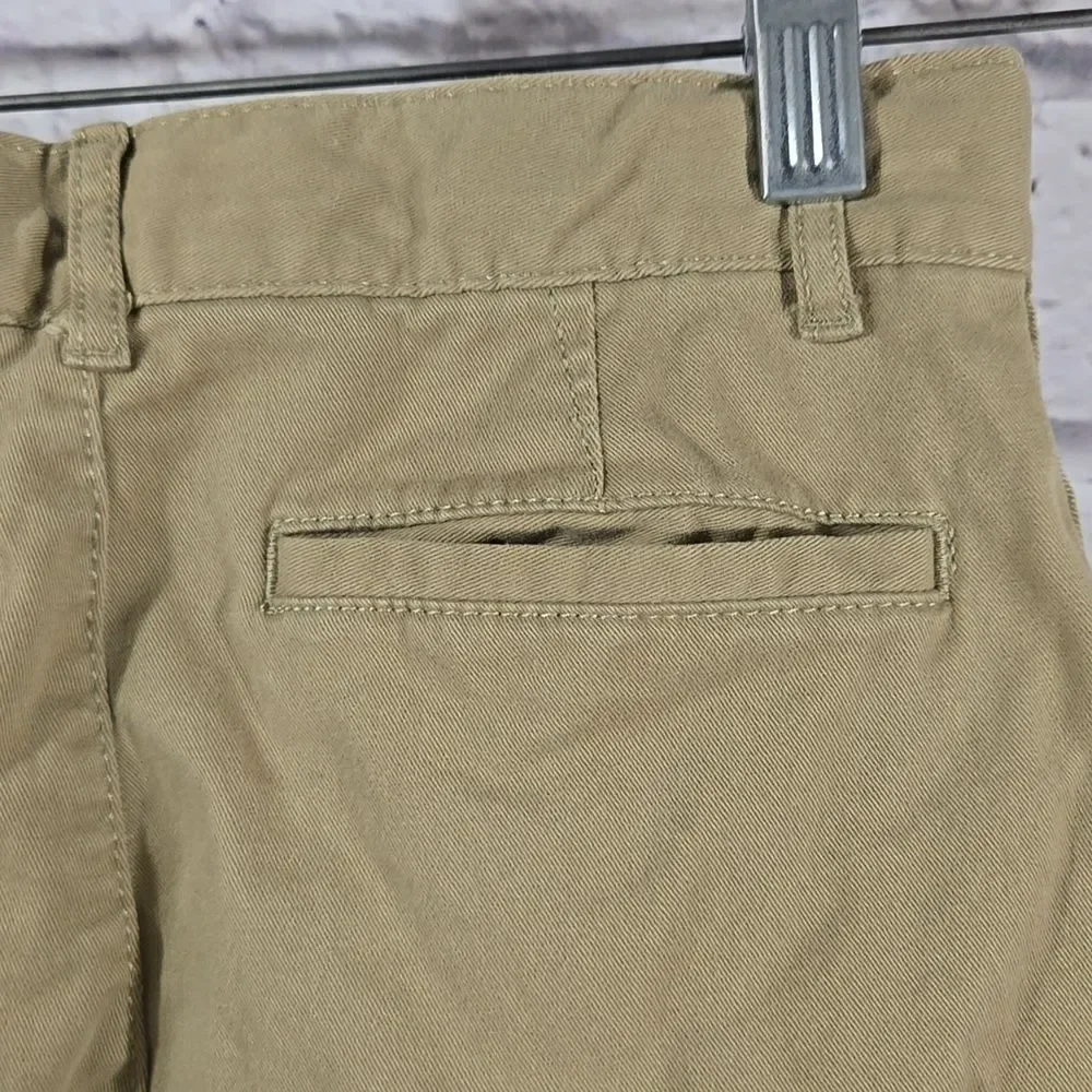 Children's Place Khaki Uniform Shorts Boys 8 Adjustable Waist Chino School wear